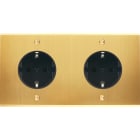 MODELEC - Façade Confidence Laiton Satine Double Horizontale PCK Pck Vis