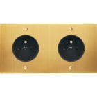 MODELEC - Façade Confidence Laiton Satine Double Horizontale PC Pc à Vis