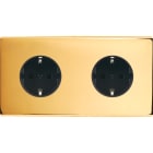 MODELEC - Façade Confidence Laiton Or Miroir Double Horizontale PCK Pck Magnetique