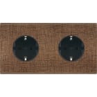 MODELEC - Façade Fascination Laiton Coslan Double Horizontale PCK Pck