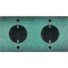 MODELEC - Façade Fascination Laiton Jade Double Horizontale PCK Pck V