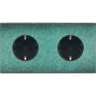 MODELEC - Façade Fascination Laiton Jade Double Horizontale PCK Pck