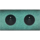 MODELEC - Façade Fascination Laiton Jade Double Horizontale PC Pc