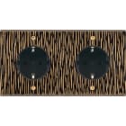 MODELEC - Façade Fascination Laiton Fauve Double Horizontale PCK Pck V