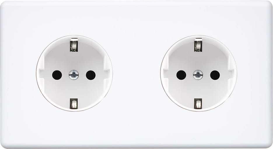 MODELEC - Façade Desir Blanc Double Horizontale PCK Pck