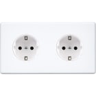 MODELEC - Façade Desir Blanc Double Horizontale PCK Pck