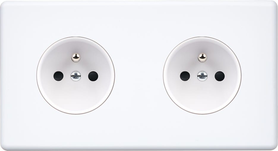 MODELEC - Façade Hitera Blanc Soft Double Horizontale PC Pc