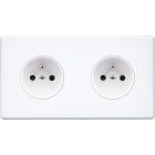 MODELEC - Façade Hitera Blanc Soft Double Horizontale PC Pc