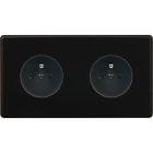 MODELEC - Façade Hitera Noir Soft Double Horizontale PC Pc