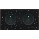 MODELEC - Façade Hitera Terrazzo Noir Double Horizontale PC Pc