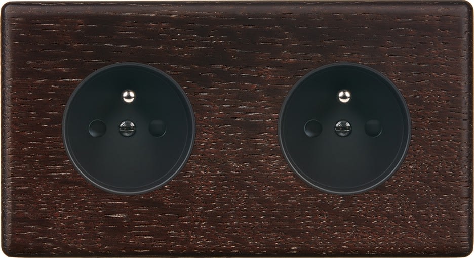 MODELEC - Façade Hitera Chene Fonce Double Horizontale PC Pc