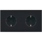 MODELEC - Façade Désir Noir Mat Double Horizontale PCK Pck