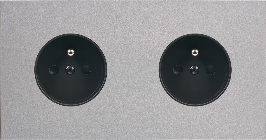 MODELEC - Façade Désir Alu Mat Double Horizontale PC Pc
