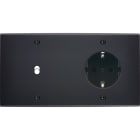 MODELEC - Façade Confidence Laiton Noir Mat Double Horizontale B1 PCK Vis