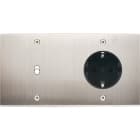 MODELEC - Façade Confidence Laiton Nickel Satine Double Horizontale B1 PCK V