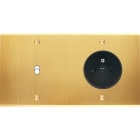 MODELEC - Façade Confidence Laiton Satine Double Horizontale B1 PC à Vis