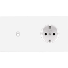 MODELEC - Façade Confidence Laiton Blanc Email Double Horizontale B1 Pck