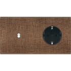 MODELEC - Façade Fascination Laiton Coslan Double Horizontale B1 PCK Mag