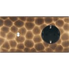 MODELEC - Façade Fascination Laiton Onde Double Horizontale B1 PCK Mag