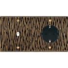 MODELEC - Façade Fascination Laiton Fauve Double Horizontale B1 PCK Vis