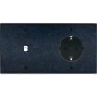 MODELEC - Façade Fascination Laiton Ombre Double Horizontale B1 PCK Vis
