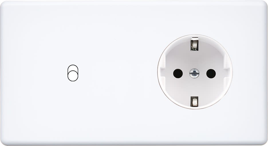 MODELEC - Façade Hitera Blanc Soft Touch Soft Double Horizontale B1 Pck