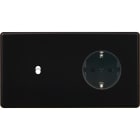 MODELEC - Façade Hitera Noir Soft Touch Double Horizontale B1 Pck