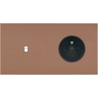 MODELEC - Façade Désir Moka Mat Double Horizontale B1 Pc