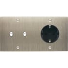 MODELEC - Façade Confidence Laiton Acier Double Horizontale B2 PCK Vis