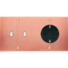 MODELEC - Façade Confidence Laiton Cuivre Satine Double Horizontale B2 PCK Vis