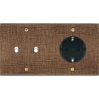 MODELEC - Façade Fascination Laiton Coslan Double Horizontale B2 PCK Vis