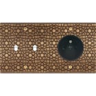 MODELEC - Façade Fascination Laiton Atlas Double Horizontale B2 PC à Vis