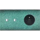 MODELEC - Façade Fascination Laiton Jade Double Horizontale B2 Pc