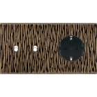 MODELEC - Façade Fascination Laiton Fauve Double Horizontale B2 PCK Mag