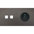 MODELEC - Façade Empreintes PLAN Canon de Fusil Double Horizontale 2 boutons PC M