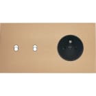 MODELEC - Façade Désir Doré Mat Double Horizontale B2 Pc