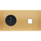 MODELEC - Façade Confidence Laiton Brosse Double Horizontale PC M1 à Vis