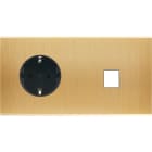 MODELEC - Façade Confidence Laiton Brosse Double Horizontale PCK M1