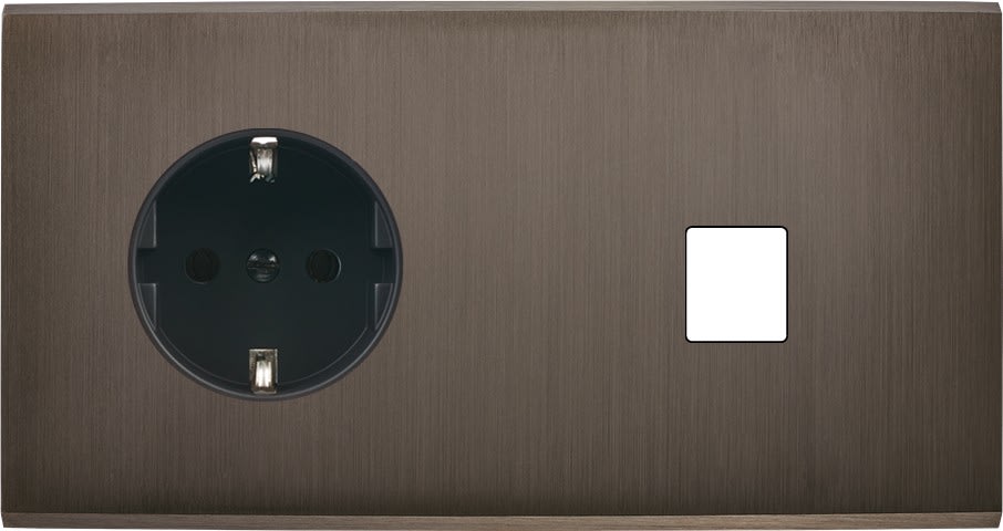 MODELEC - Façade Confidence Laiton Canon De Fusil Double Horizontale PCK M1 Magnetique