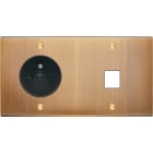 MODELEC - Façade Confidence Laiton Vieux Bronze Double Horizontale PC M1 à Vis
