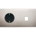 MODELEC - Façade Confidence Laiton Nickel Satine Double Horizontale PCK M1