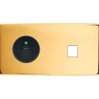 MODELEC - Façade Confidence Laiton Or Miroir Double Horizontale PC M1