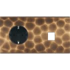 MODELEC - Façade Fascination Laiton Onde Double Horizontale PCK M1 Mag