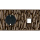 MODELEC - Façade Fascination Laiton Fauve Double Horizontale PCK M1 Mag