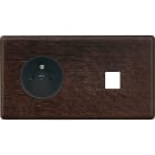 MODELEC - Façade Hitera Chene Fonce Double Horizontale PC M1