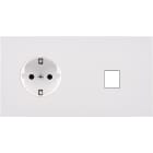 MODELEC - Façade Désir Blanc Mat Double Horizontale PCK M1
