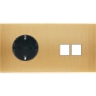 MODELEC - Façade Confidence Laiton Brosse Double Horizontale PCK M2