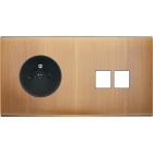 MODELEC - Façade Confidence Laiton Vieux Bronze Double Horizontale PC M2