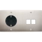 MODELEC - Façade Confidence Laiton Nickel Satine Double Horizontale PCK M2 V