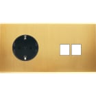 MODELEC - Façade Confidence Laiton Satine Double Horizontale PCK M2